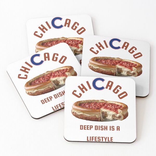 Item preview, Chicago Deep Dish Pizza – Funny City Pride T-Shirt designed and sold by GiggleDesign.
