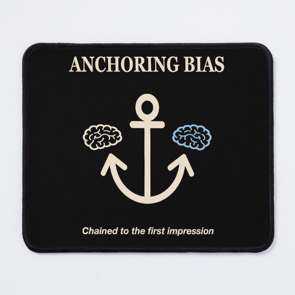 Item preview, Anchoring Bias T-Shirt – Chained to First Impression designed and sold by OpenLidStudio.