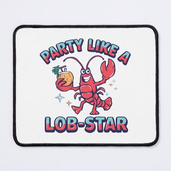 Item preview, Party Like a Lob-Star Funny Lobster Party Shirt designed and sold by Zippitydodads.