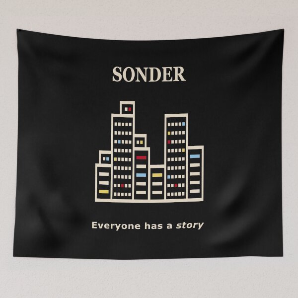Item preview, Sonder T-Shirt – Everyone Has a Story designed and sold by OpenLidStudio.