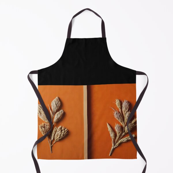 Item preview, Pressed Autumn Grasses on Orange Backdrop designed and sold by EmeraldeaArt.