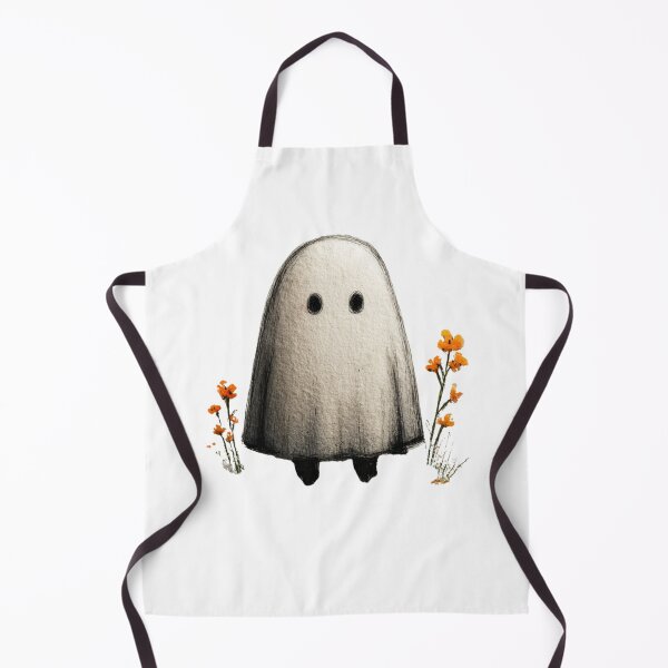 Item preview, Ghost with flowers designed and sold by MendaciousMina.