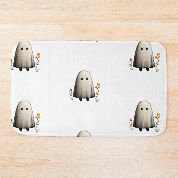 Item preview, Ghost with flowers designed and sold by MendaciousMina.