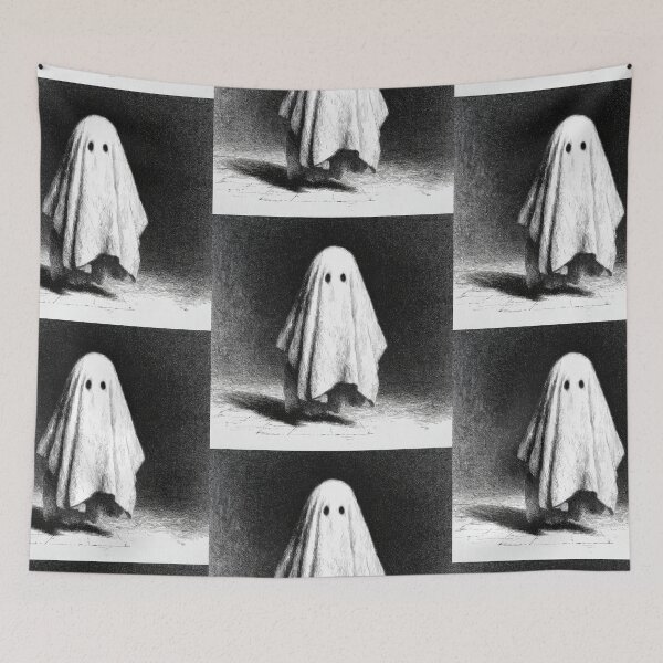 Item preview, Black and white ghost designed and sold by MendaciousMina.