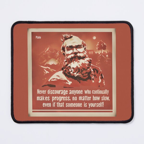 Item preview, Plato Quote Never Discourage Anyone... designed and sold by Abstractarium.