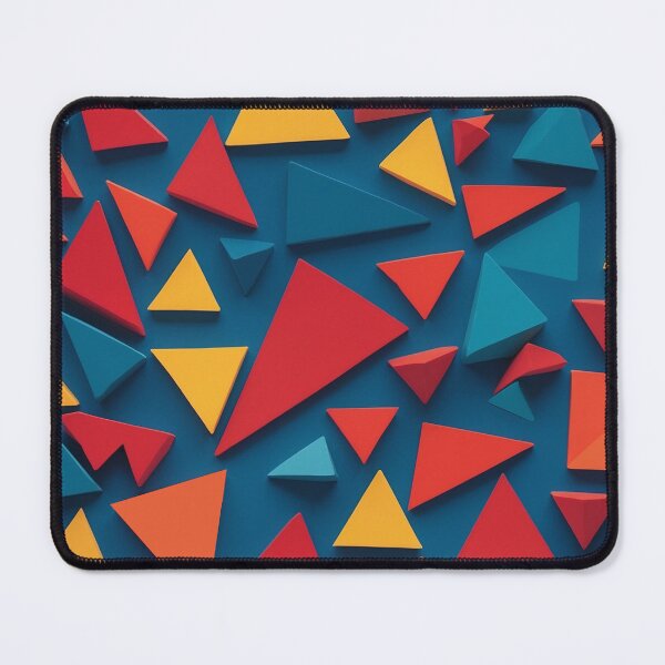 Item preview, A Mosaic of Color the flat design triangle grid designed and sold by Iconell.