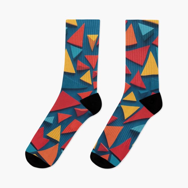 Item preview, A Mosaic of Color the flat design triangle grid designed and sold by Iconell.