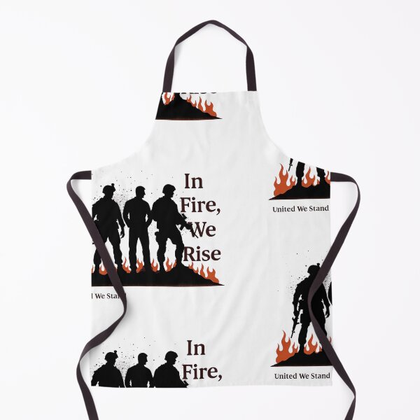 Item preview, In Fire We Rise | United We Stand | Motivational Flame Art designed and sold by Aura DC Studio.