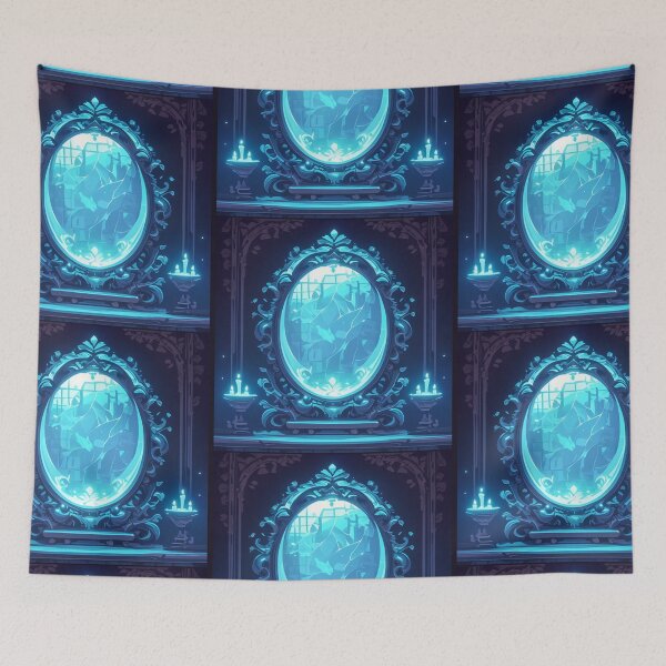 Item preview, Haunted mirror designed and sold by MendaciousMina.
