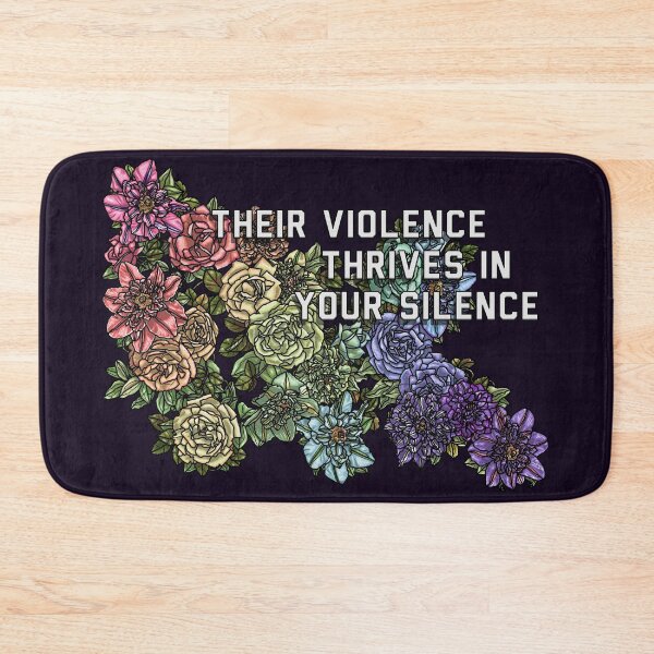 Item preview, Their Violence Thrives In Your Silence designed and sold by Art by Veya.