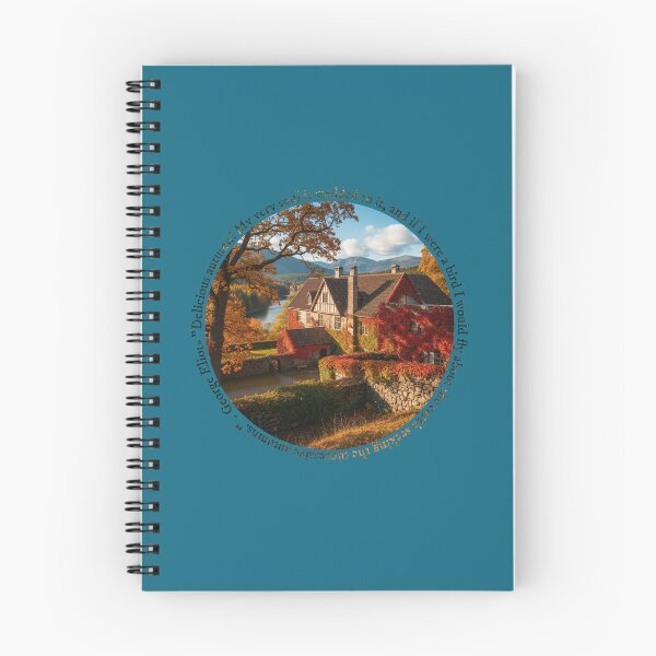 Item preview, Delicious Autumn – Rustic Manor Wrapped in Golden Foliage designed and sold by MerchYouSearch.