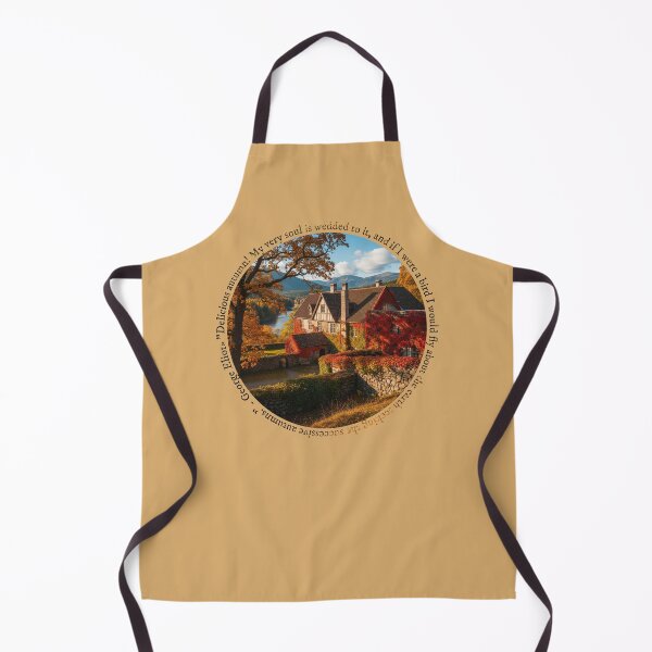 Item preview, Delicious Autumn – Rustic Manor Wrapped in Golden Foliage designed and sold by MerchYouSearch.