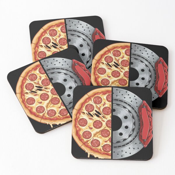 Artikelvorschau, Pizza und Bremse entworfen und verkauft von BronArtworks.