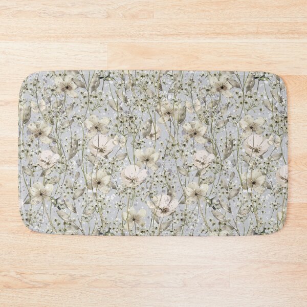 Item preview, Calm garden treasures - dusty blue designed and sold by Elena Ivan - Papadopoulou.