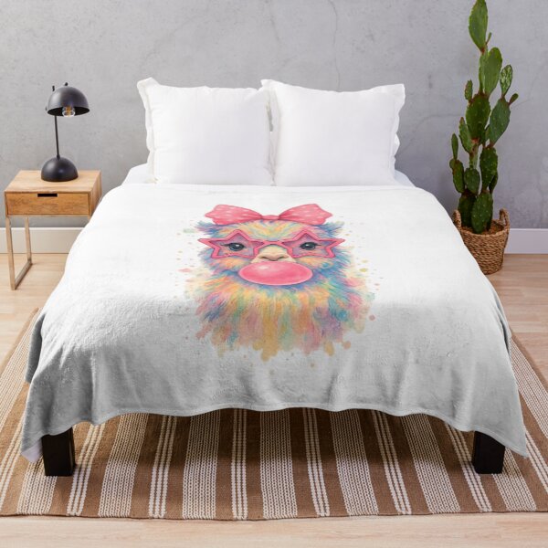 Item preview, Cute Rainbow Llama with Bubblegum – Whimsical Watercolor Animal Art for Stickers, T-Shirts, Mugs & More designed and sold by 5CatDesign.