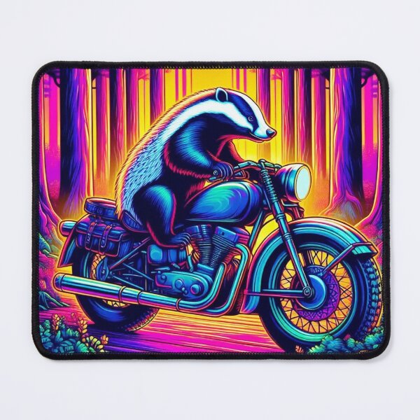 Item preview, Honeybadger classic motorcycle riding designed and sold by Dogandesighn.
