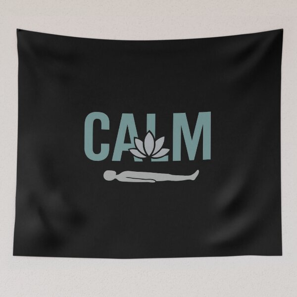 Item preview, Calm Yoga Savasana Pose Minimalist Relaxation Design designed and sold by Furr-n-Purr.