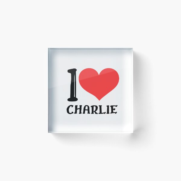 Item preview, I Love Charlie  designed and sold by SOOF MAACO ⭐⭐⭐⭐⭐.