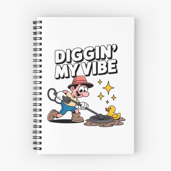 Item preview, Diggin My Vibe Funny Metal Detecting Gift  designed and sold by Blok45.