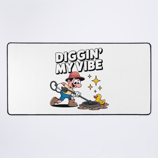 Item preview, Diggin My Vibe Funny Metal Detecting Gift  designed and sold by Blok45.