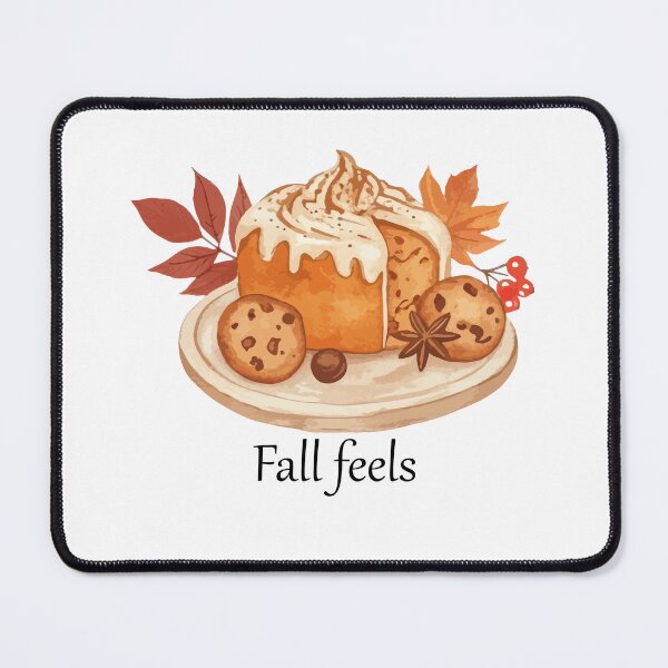 Item preview, Copy of Fall Feels Cozy Autumn Cake Illustration on white designed and sold by designsoftinaa.