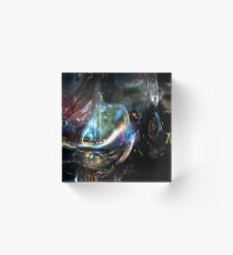 Alien Head VII V Acrylic Block