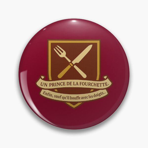Item preview, Prince of the Fork – Humorous Coat of Arms designed and sold by Bratak.