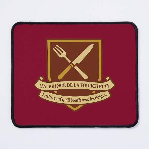 Item preview, Prince of the Fork – Humorous Coat of Arms designed and sold by Bratak.