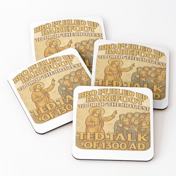 Item preview, Funny Medieval Meme T-Shirt – Vintage History Humor “TED Talk 1300 AD” Design designed and sold by POD DYNASTY.