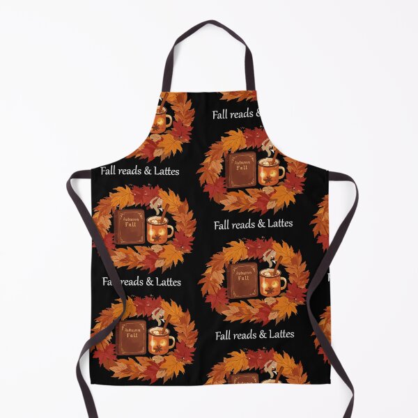 Item preview, Fall Feels Cozy Autumn Cake Illustration on black. designed and sold by designsoftinaa.