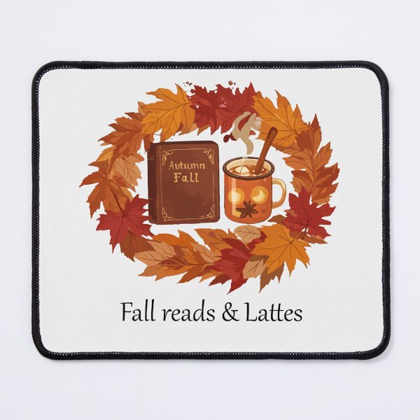 Item preview, Fall Reads And Lattes Cozy Autumn Illustration on white. designed and sold by designsoftinaa.