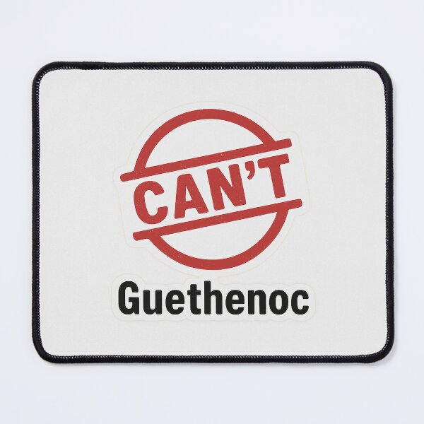 Item preview, I Can’t Guethenoc – Sticker Design designed and sold by Bratak.
