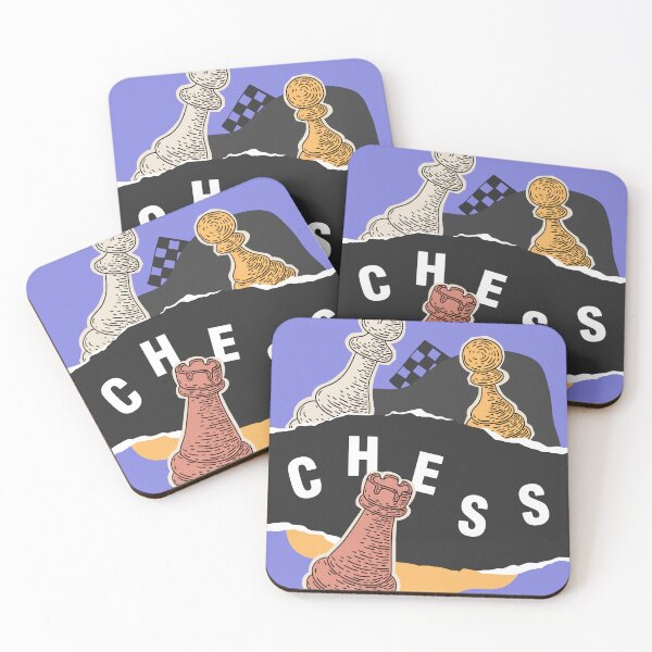 Item preview, Chess Poster Abstract Collage Style Art designed and sold by missbobbit.