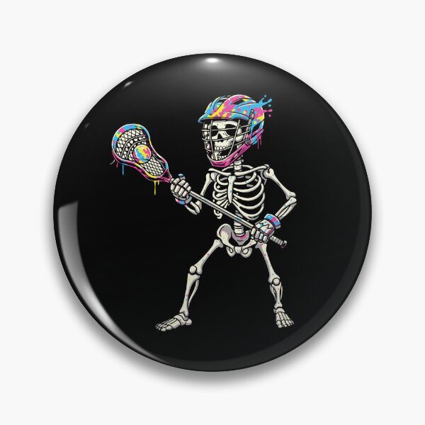 Item preview, Skeleton Lacrosse Halloween Costume Funny Men Boys Kids designed and sold by Colorfulman.