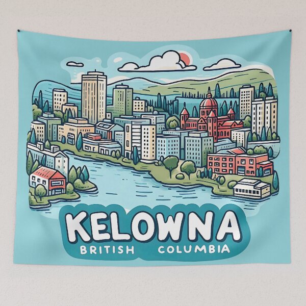 Item preview, Kelowna BC Canada  designed and sold by HowToCanadian.