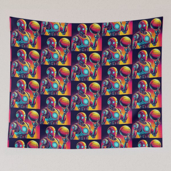 Item preview, Robot basketball loving designed and sold by Dogandesighn.