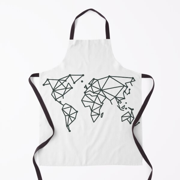 Item preview, Minimalist Geometric World Map designed and sold by Design Express.