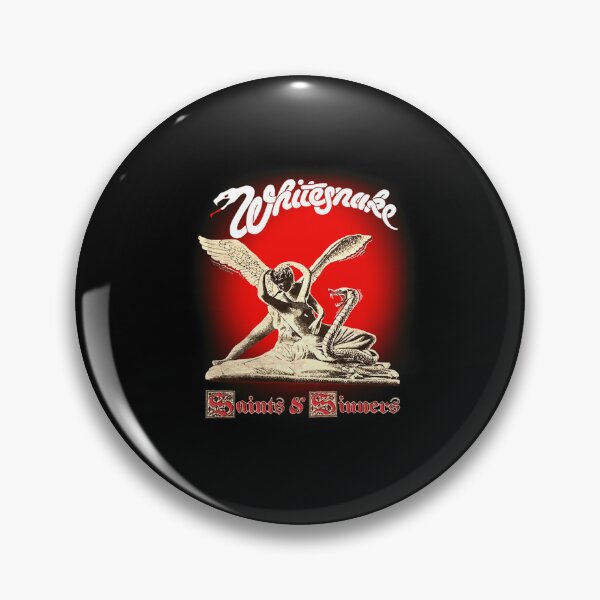 Item preview, Saints Sinners Whitesnake Art Band Gift For Fans designed and sold by OptimumPins.