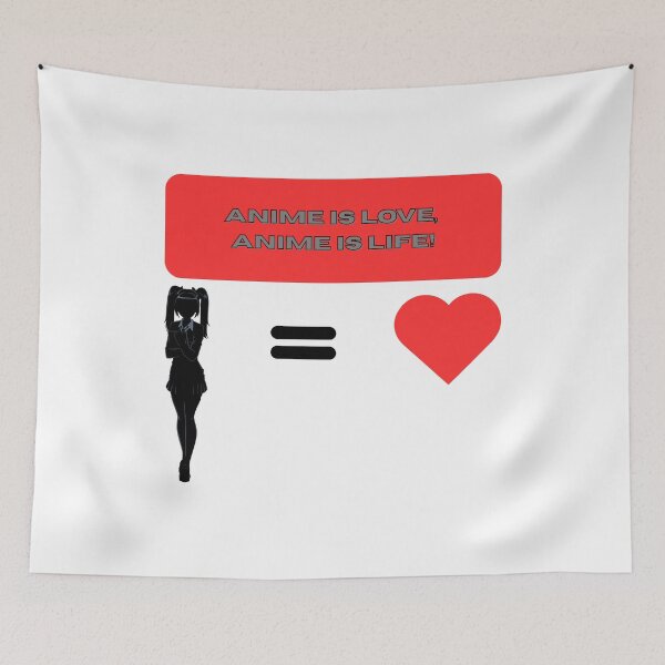 Item preview, Anime is love, Anime is life! - Funny Quote for Fans designed and sold by Kouichi1990.