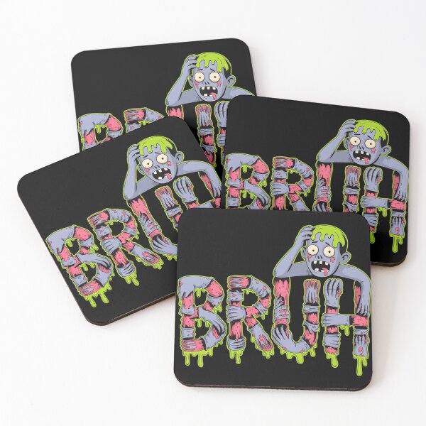 Item preview, Bruh Zombie Halloween Design designed and sold by BestDetailer.