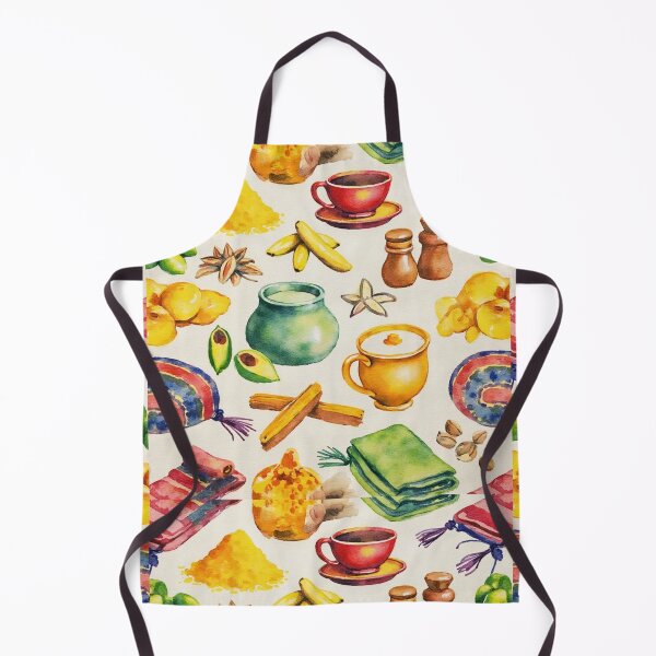 Item preview, Cozy Market Morning - Watercolor Food and Spice Pattern designed and sold by PaperCastle.