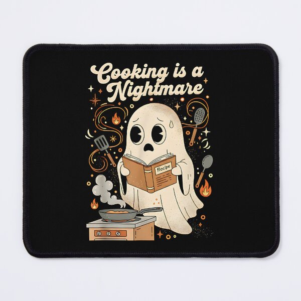 Item preview, COOKING IS A NIGHTMARE - RERO SPOOKY GHOST IN THE KITCHEN designed and sold by justyna-s28.