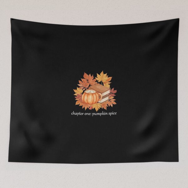 Item preview, Copy of Chapter One Pumpkin Spice Cozy Autumn Illustration, black edition designed and sold by designsoftinaa.