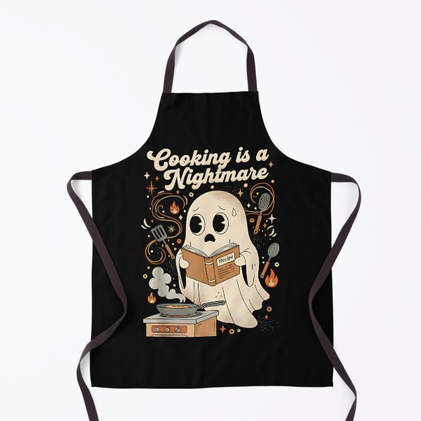 Item preview, COOKING IS A NIGHTMARE - RERO SPOOKY GHOST IN THE KITCHEN designed and sold by justyna-s28.