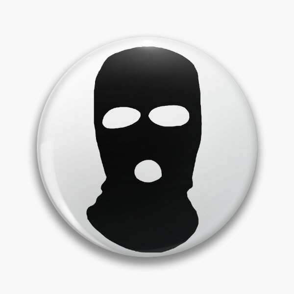 Item preview, Minimalist Ski Mask Line Art Design designed and sold by New Dragon.