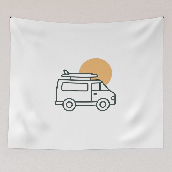 Item preview, Minimalist Camper Van & Sunset designed and sold by Design Express.