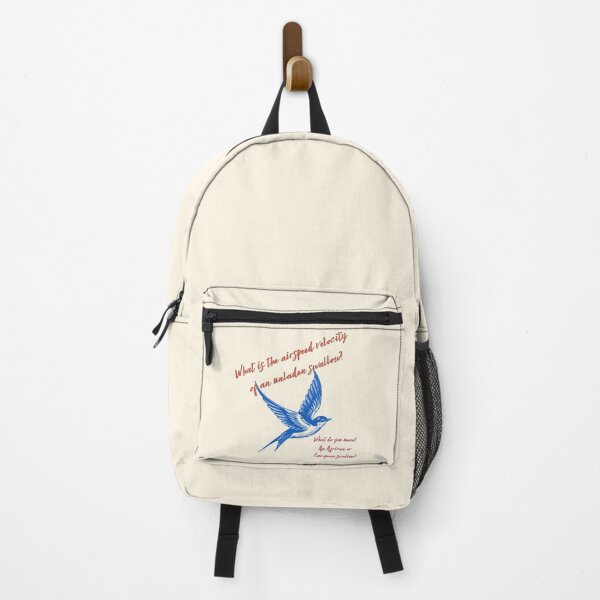 Item preview, Airspeed Velocity of an Unladen Swallow – Monty Python Inspired Quote designed and sold by Totally Gen X.