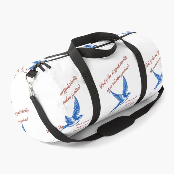 Item preview, Airspeed Velocity of an Unladen Swallow – Monty Python Inspired Quote designed and sold by Totally Gen X.