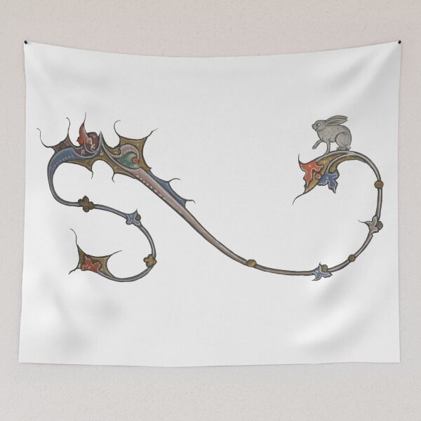 Item preview, Medieval rabbit marginalia designed and sold by IllmadeErrant.
