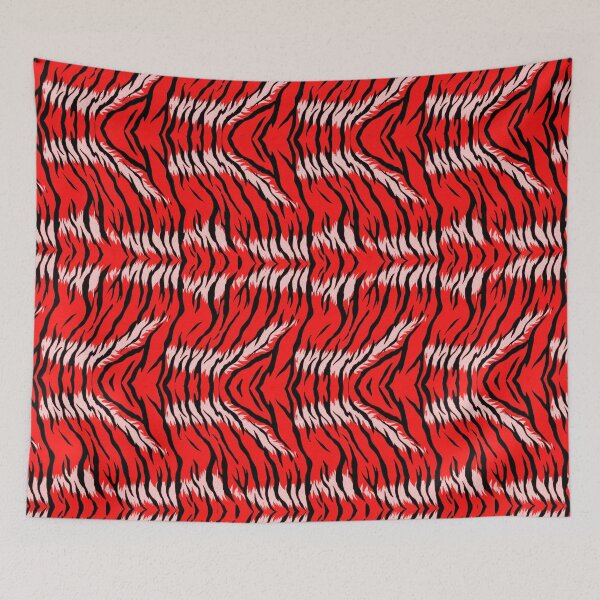 Item preview, Red Tiger Skin Pattern Design  designed and sold by PatternTitan.